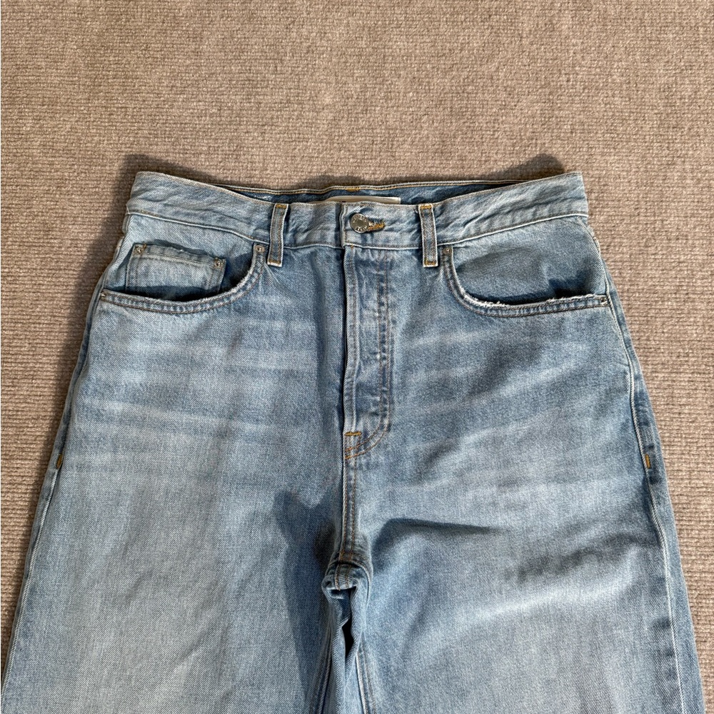 GRLFRND NWOT Lauren Super Loose Wide Leg in Sin City Size 28 Trendy Y2K Relaxed - Picture 7 of 13